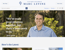Tablet Screenshot of marclevine.org